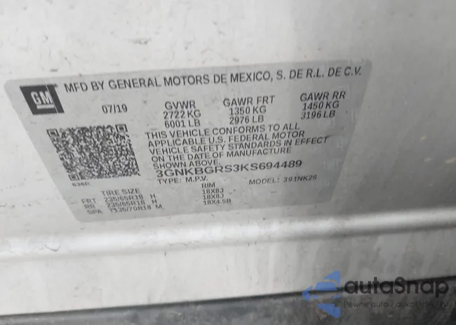 3GNKBGRS3KS694489: 44504960