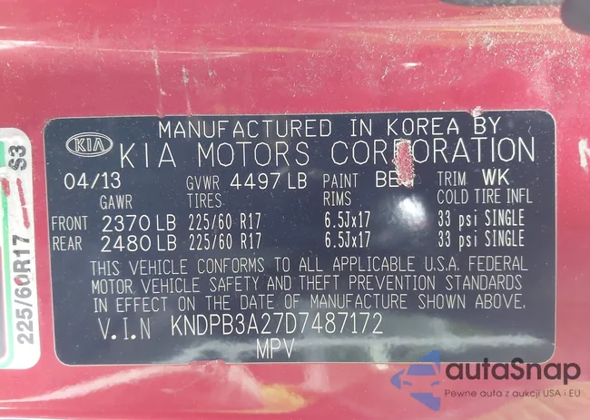 KNDPB3A27D7487172: 44504970