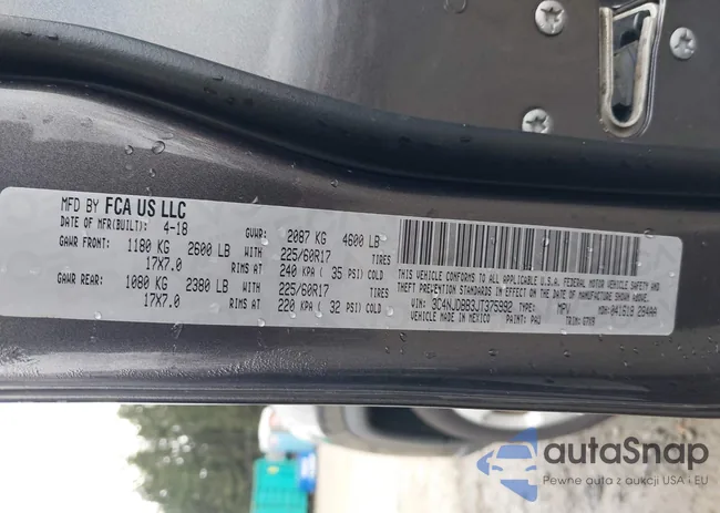 3C4NJDBB3JT375992: 44505046