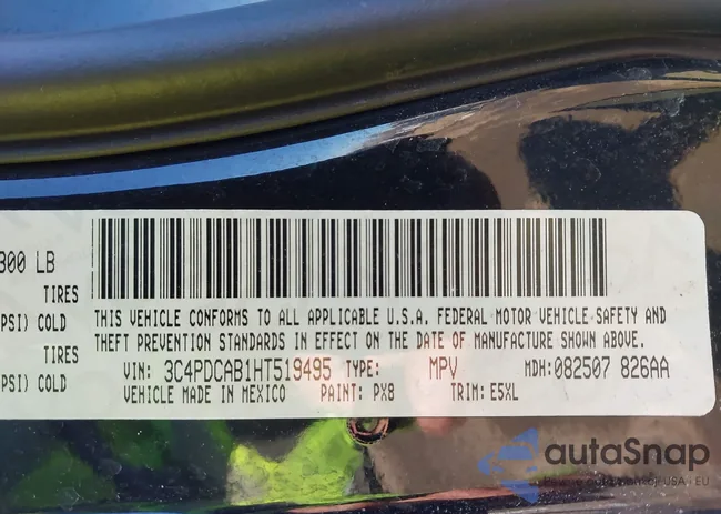 3C4PDCAB1HT519495: 44504361
