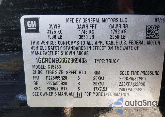 1GCRCNEC6GZ369403: 44504617