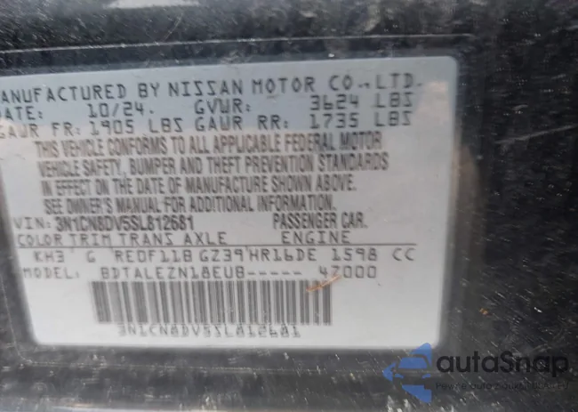 3N1CN8DV5SL812681: 44505689