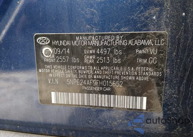 5NPE24AF9FH015652: 44505740