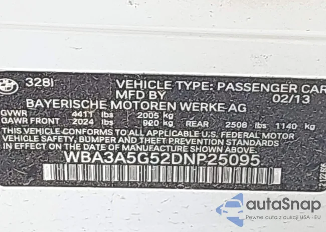WBA3A5G52DNP25095: 44505417