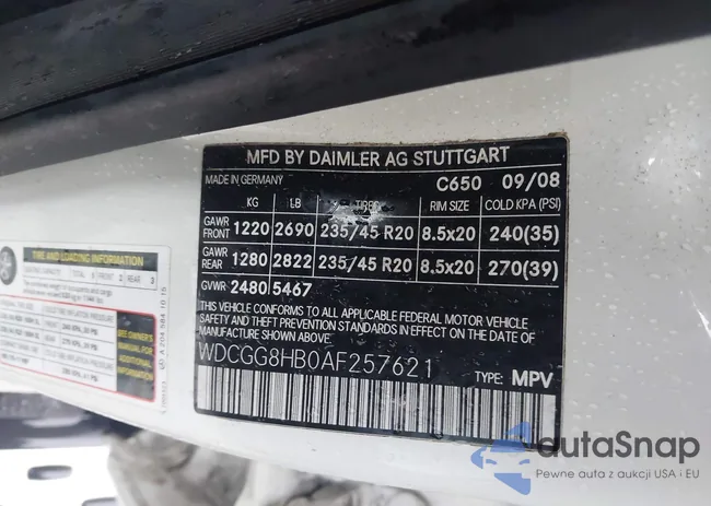 WDCGG8HB0AF257621: 44506648