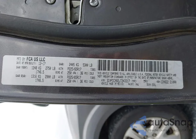 3C4PDCAB2JT243317: 44506711