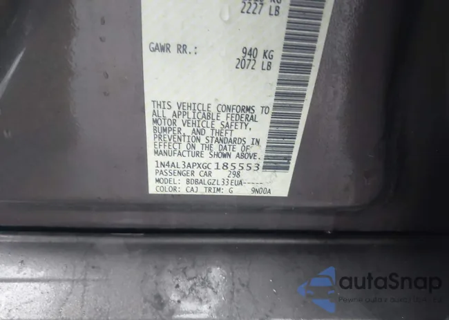 1N4AL3APXGC185553: 44506854