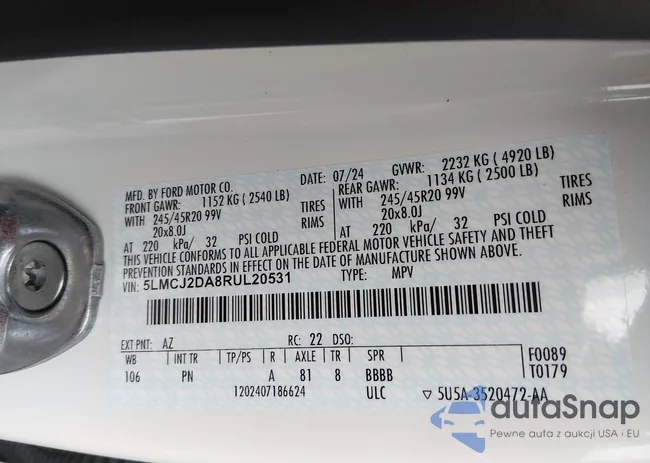 5LMCJ2DA8RUL20531: 44506859