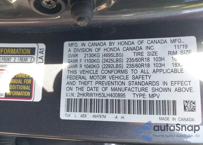 2HKRW1H53LH400895: 44506928