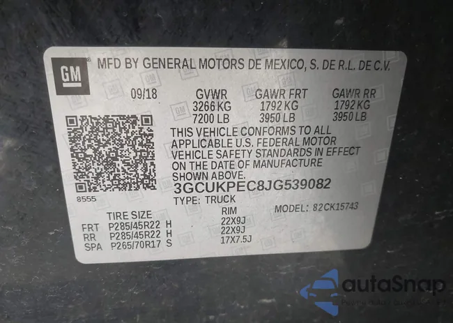 3GCUKPEC8JG539082: 44506930