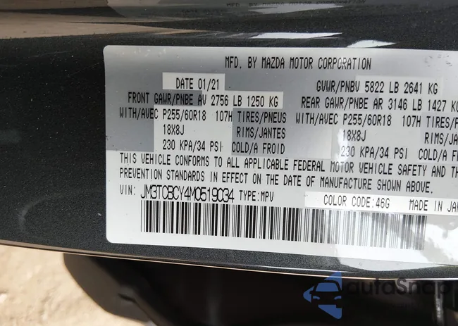 JM3TCBCY4M0519034: 44507065