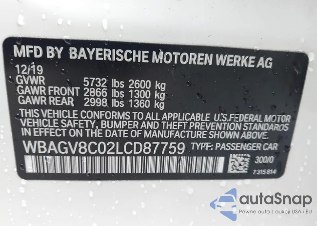 WBAGV8C02LCD87759: 44507067