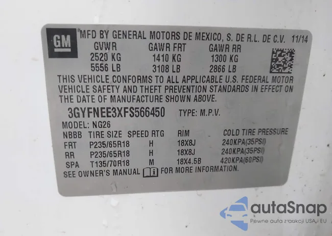 3GYFNEE3XFS566450: 44506408