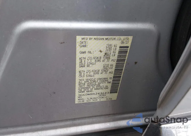 5N1AZ2MH9FN243643: 44506409