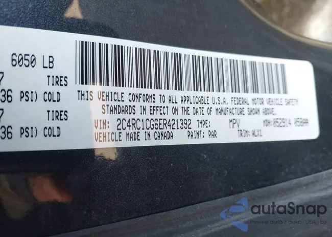 2C4RC1CG6ER421392: 44506622