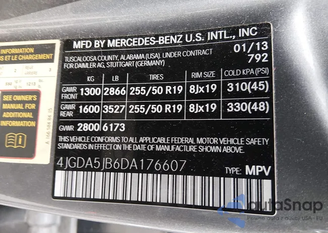 4JGDA5JB6DA176607: 44507799