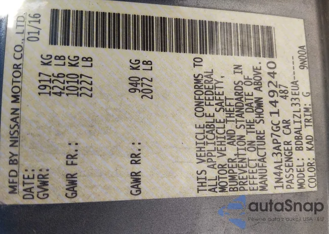 1N4AL3AP7GC149240: 44507879