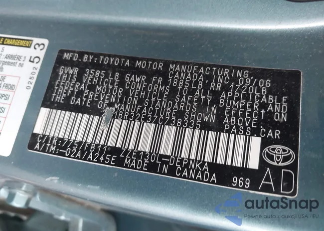 2T1BR32E37C738335: 44507589