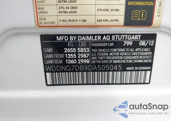 WDDNG7DB9DA505045: 44508675