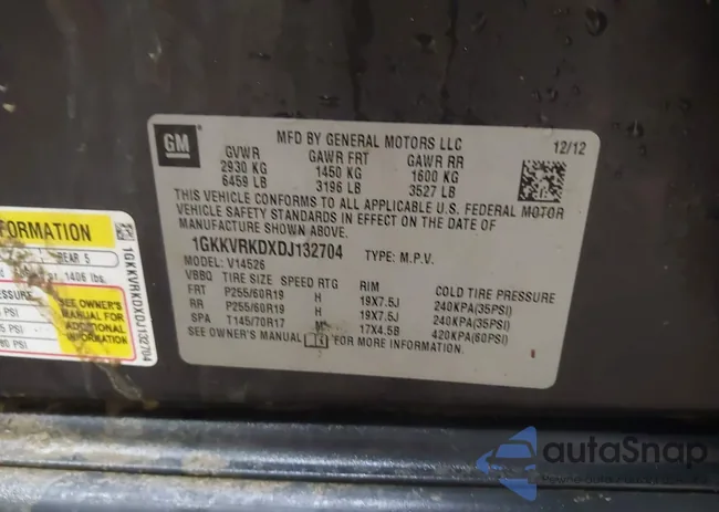 1GKKVRKDXDJ132704: 44508690