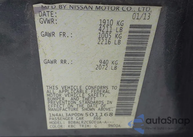 1N4AL3AP0DN501168: 44508768