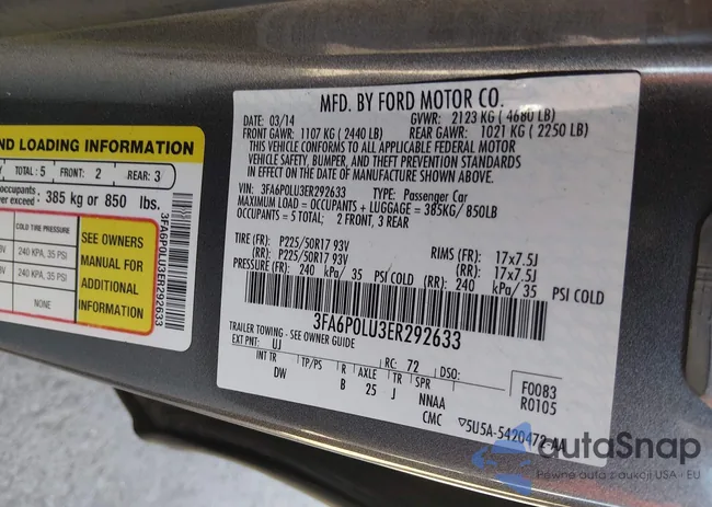 3FA6P0LU3ER292633: 44508787