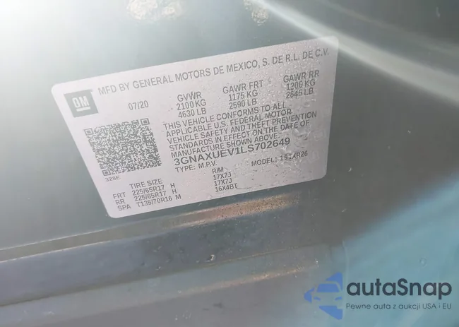 3GNAXUEV1LS702649: 44508792