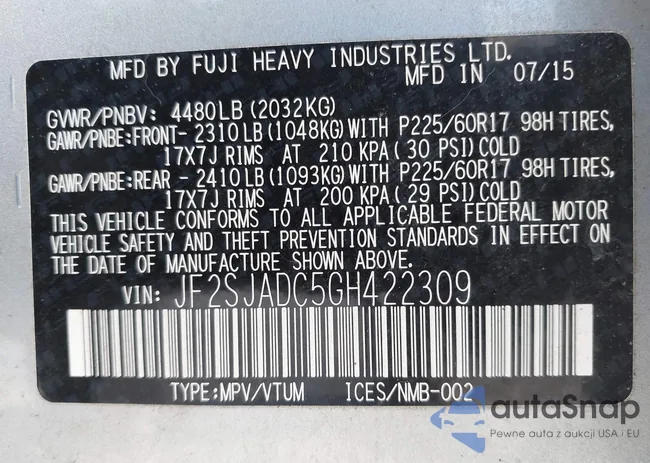 JF2SJADC5GH422309: 44508843
