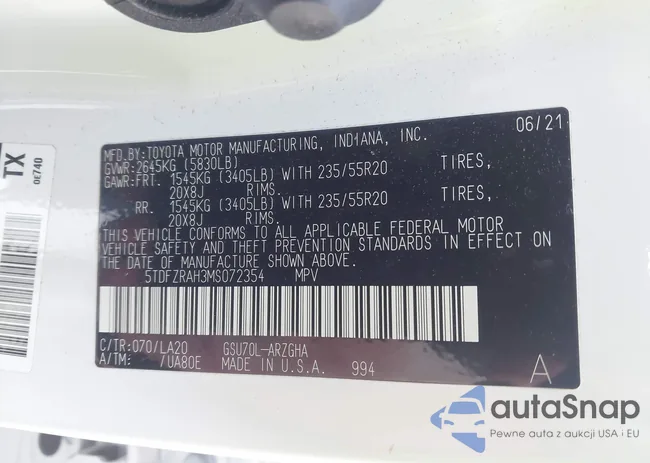 5TDFZRAH3MS072354: 44508902