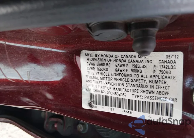 2HGFB2F50CH568057: 44508967