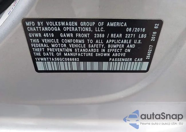 1VWBT7A36GC068682: 44509047