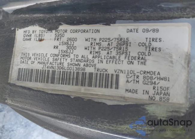 JT4VN13D6L0013898: 44508460