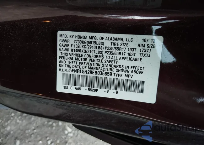 5FNRL5H29EB036859: 44508536