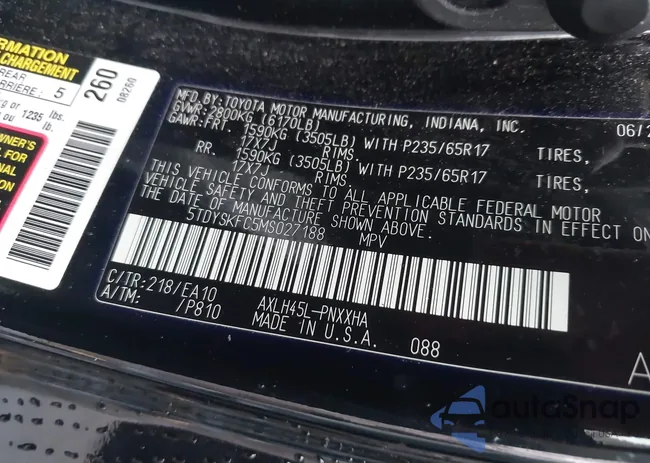 5TDYSKFC5MS027188: 44509652