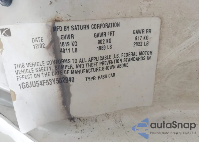 1G8JU54F53Y552940: 44509671