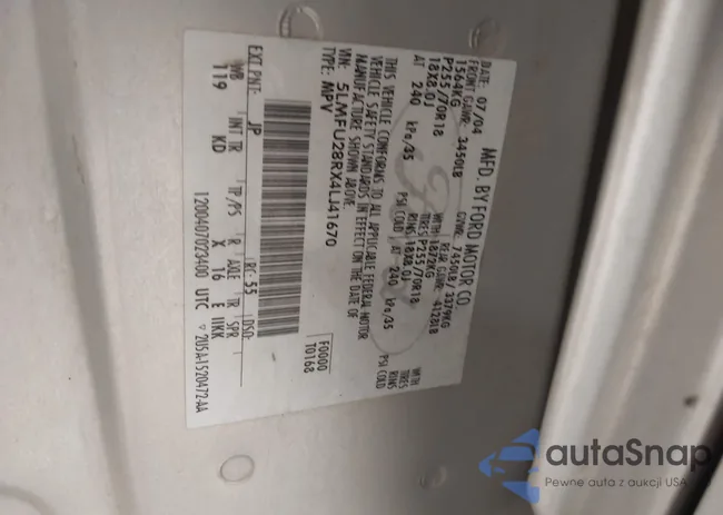 5LMFU28RX4LJ41670: 44509910