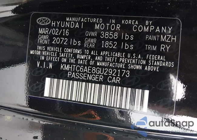 KMHTC6AE8GU292173: 44509265