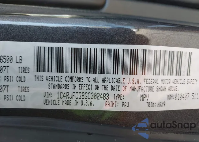 1C4RJFCG8GC302483: 44509461