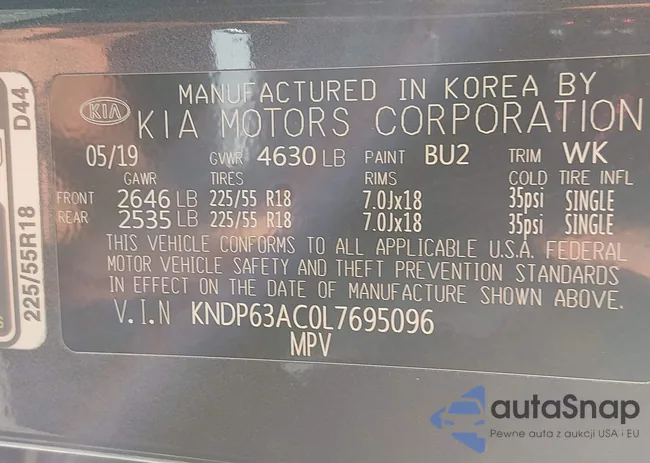 KNDP63AC0L7695096: 44510708