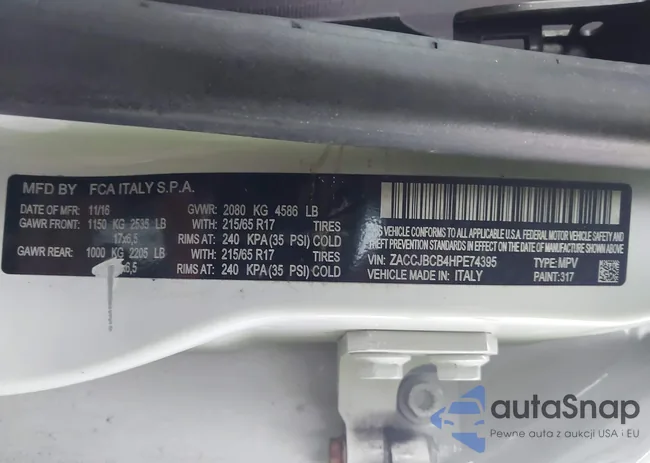 ZACCJBCB4HPE74395: 44510795