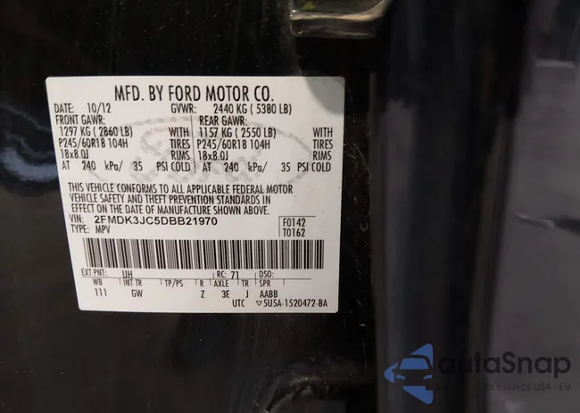 2FMDK3JC5DBB21970: 44510915