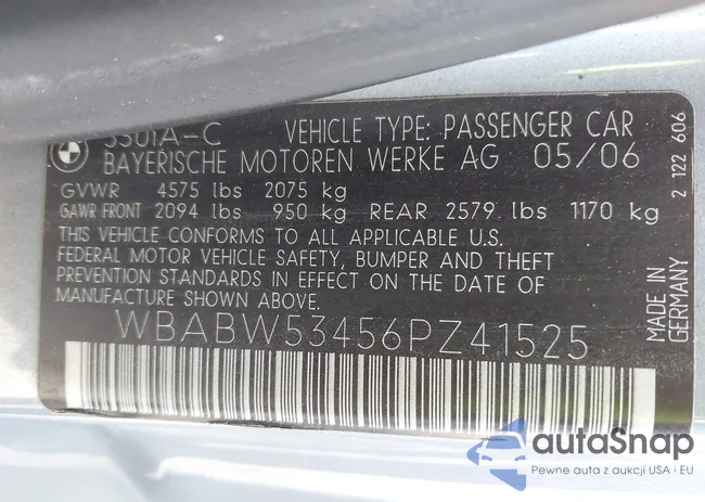 WBABW53456PZ41525: 44510993