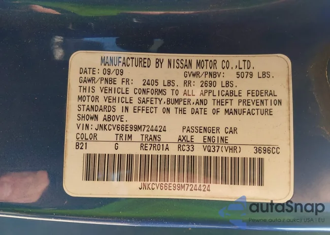 JNKCV66E99M724424: 44510996