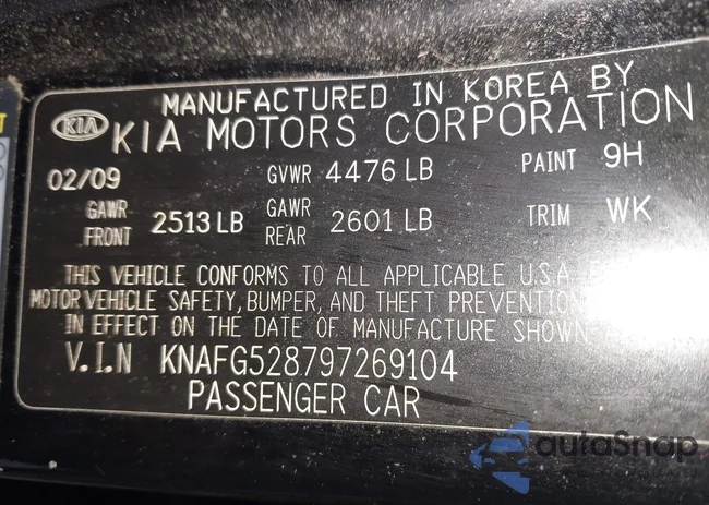 KNAFG528797269104: 44511161