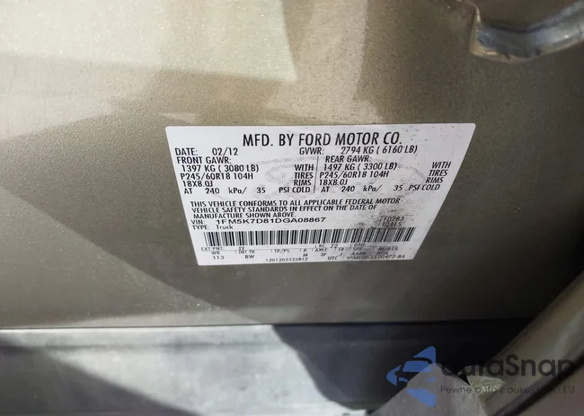 1FM5K7D81DGA08867: 44511220