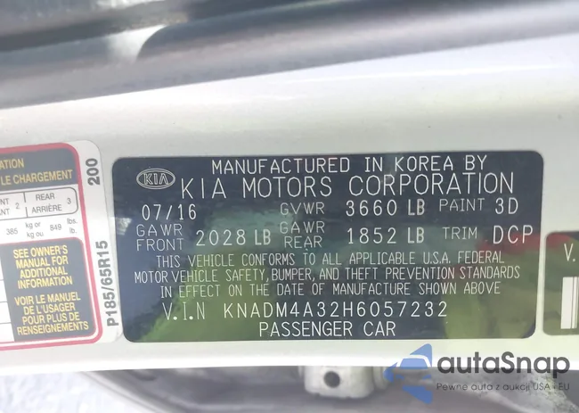 KNADM4A32H6057232: 44510327