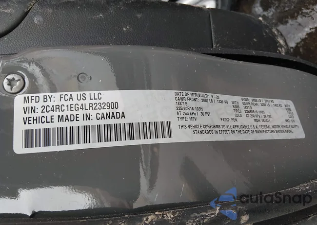 2C4RC1EG4LR232900: 44511811