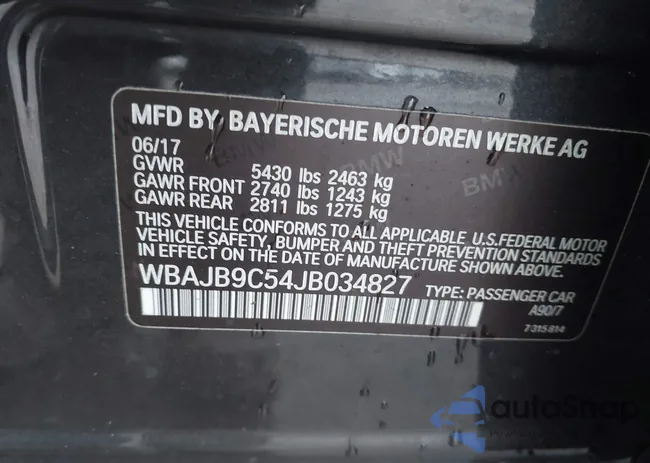 WBAJB9C54JB034827: 44511914