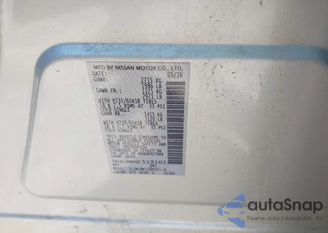 5N1AL0MM3GC519105: 44511938