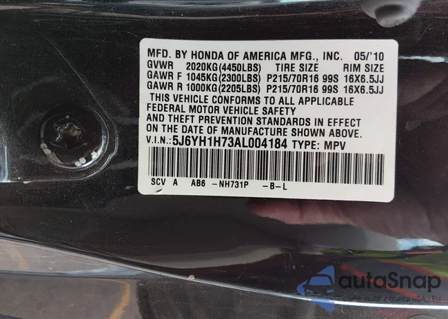 5J6YH1H73AL004184: 44511383